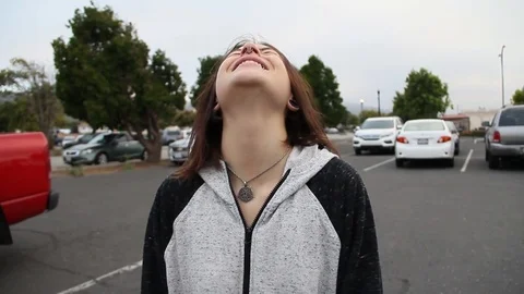 Teen irritated, camera interaction Stock Footage 78695041