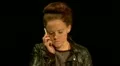Teenage girl on hold HD Footage