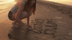 Teenager Girl Enjoying At The Beach 13880405 Stock Photo at Vecteezy