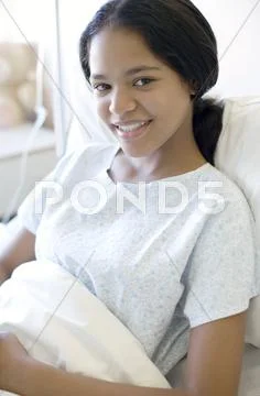 Teenage hospital patient Stock Photos