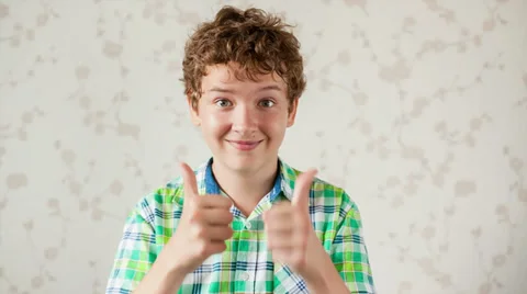 Teenager communicates by webcam Stock Footage 27225083