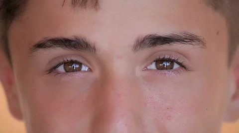 Teenager looking at camera Stock Footage 38150447