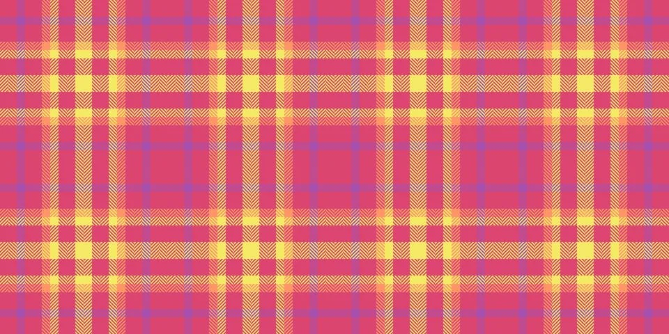 Teenager seamless pattern vector, patterned background check texture. Vichy.. Stock Illustration