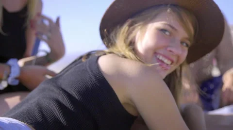 Teenager smiling at camera Stock Footage 52551345