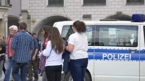 Teenagers visiting Munich Stock Footage 53969249