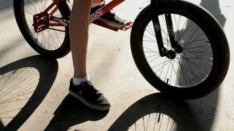 Teens on BMX bikes Stock Footage 133468281