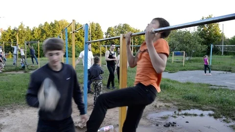 Teens is engaged in discipline gimbarr Видео 101663019