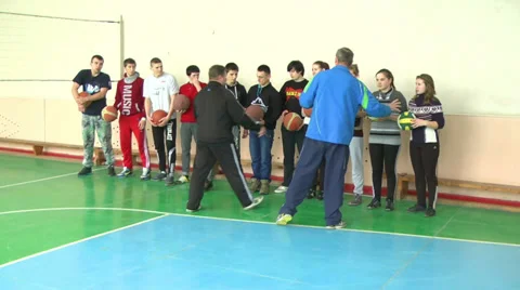 Teens on Playground 1 Stock Footage 36054678