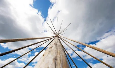 Teepee frame. Stock-Fotos