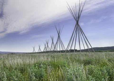 Teepee Frames at Morley Stock Photos