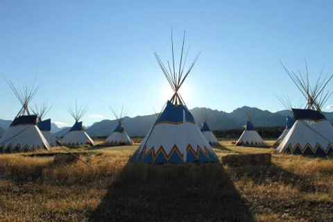 Teepees Stock Photos