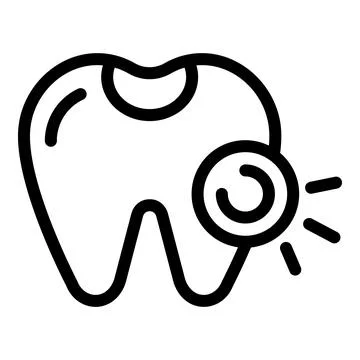 Teeth analgesic icon outline vector. Toothache tablet Stock Illustration