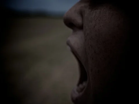 Teeth and screaming Stock Footage 78047622