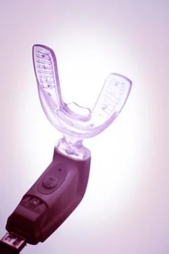 Teeth brackets vibrator Stock Photos