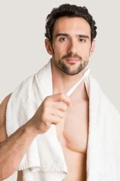 Teeth Brushing Stock Photos