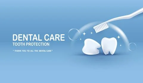 Teeth is happy brush your teeth with toothpaste. teeth suitable for childre.. Stock-Illustration