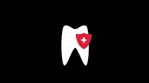 Teeth icon animated video Stock Footage 300703052