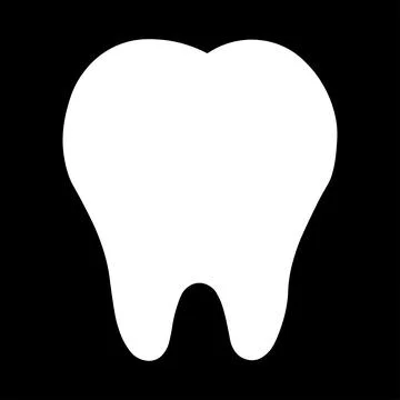 Teeth icon dentist flat vector sign/symbol. For mobile user interface Stock Illustration