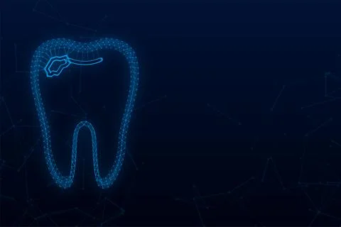 Teeth icon dentist plexus icon. Healthy Teeth in hands. Human Teeth. Vector Stock Illustration