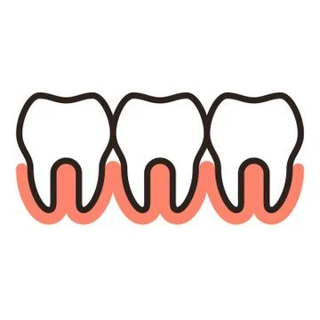Teeth icon Illustrazione stock