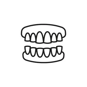 Teeth Icon Stock Illustration