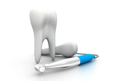 Teeth isolated on white background Stock Illustration