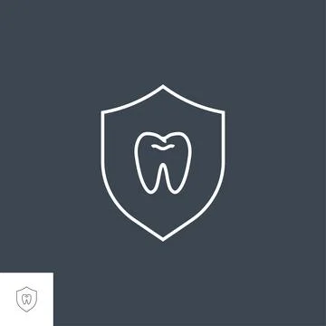 Teeth Protection Icon. Stock Illustration
