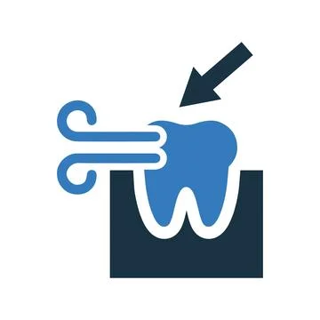 Teeth sensitivity icon. Simple editable vector graphics. Stock Illustration