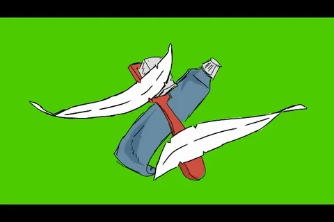 Teeth Toothpaste Toothbrush - Hand-Drawn Animation - feather white Stock Footage 98502901