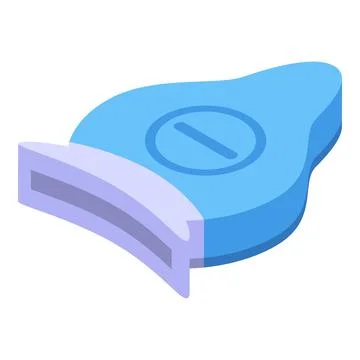 Teeth whitening tool icon isometric vector. Dental tooth Stock Illustration