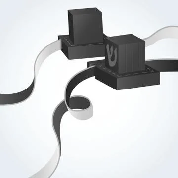 Tefillin illustration Stock Illustration
