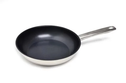 Teflon pan isolated Foto stock