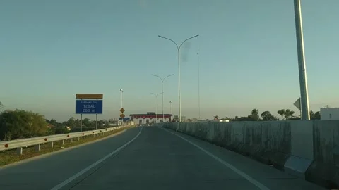 Tegal toll gate Stock Footage 279311779