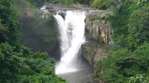 Tegenungan waterfall, Bali Stock Footage 35292760