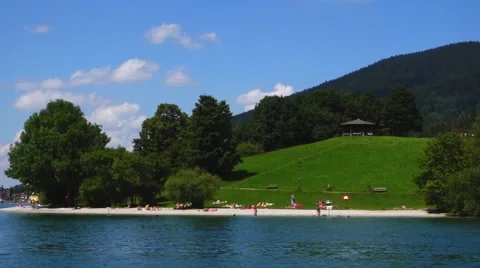 Tegernsee, upper bavaria, germany Video stock 40413953