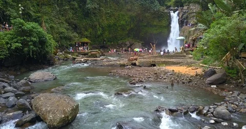 Tegunungan waterfall Video stock 96034958