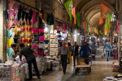 Teheran Bazaar Iran Stock Photos