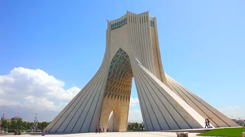 TEHRAN, Azadi Square Video stock 113990964