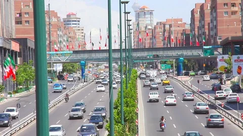 Tehran, Capital city of IRAN Video stock 113990899