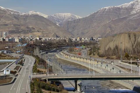 Tehran city view, IRAN Stock Photos