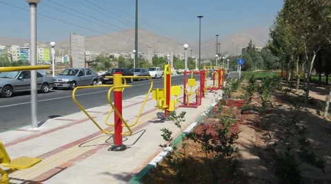Tehran Park Stock Footage 2733422