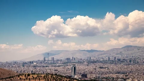 Tehran skyline Timelapse Stock-Footage 276253238