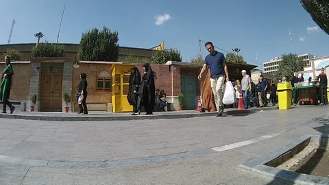 Tehran streets timelapse Stock Footage 88921223