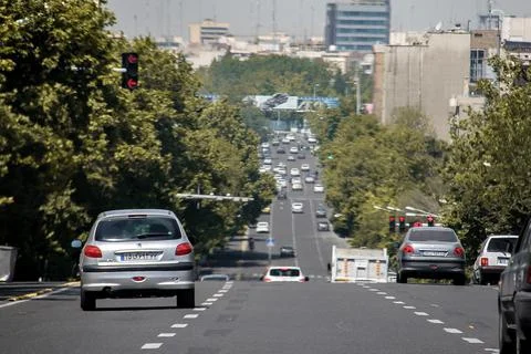 Tehran Streetview, IRAN Stock Photos