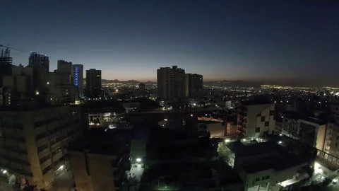 Tehran Sunrise Timelapse Stock Footage 113896104