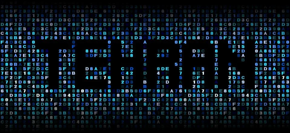 Tehran text on hex code illustration Stock Illustration