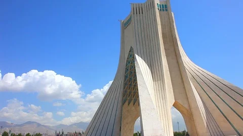 Tehran time laps, Azadi Sqr. Stock Footage 113991545