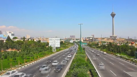 Tehran Timelapse, Capital city of IRAN Stock Footage 113991663