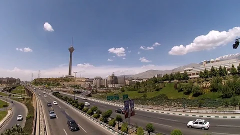 Tehran Timelapse Stock Footage 113896025
