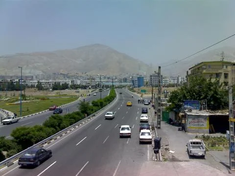 Tehran view Stock Photos